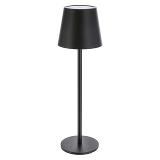 LED Tischleuchte weiß/schwarz 56 LEDs 11x37cm USB Ladefunktion Touchfunktion stufenlos dimmbar 3 Weißtöne 45 Lumen Tischbeleuchtung