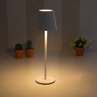 LED Tischleuchte weiß/schwarz 56 LEDs 11x37cm USB Ladefunktion Touchfunktion stufenlos dimmbar 3 Weißtöne 45 Lumen Tischbeleuchtung