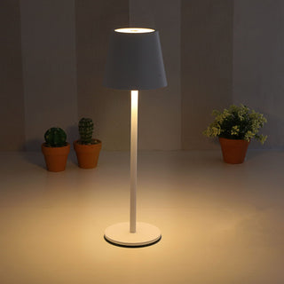 LED Tischleuchte weiß/schwarz 56 LEDs 11x37cm USB Ladefunktion Touchfunktion stufenlos dimmbar 3 Weißtöne 45 Lumen Tischbeleuchtung