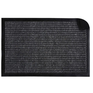 1/4x Fußmatte Läufer 40x60cm grau Polyamid Gummi Schmutzfangmatte Schmutzfänger Sauberlaufmatte Innen