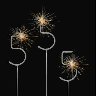 12x Wunderkerze 0-9/Kleeblatt/Stern/Herz 18cm Brenndauer 30-35 sek. Feuerwerkskörper Tortenstecker Partydeko Sternspitzer