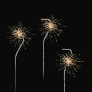 12x Wunderkerze 0-9/Kleeblatt/Stern/Herz 18cm Brenndauer 30-35 sek. Feuerwerkskörper Tortenstecker Partydeko Sternspitzer