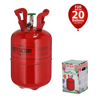 Ballongas Set 2024 Folienballon Zahlen 2x2 silber 1x0 + 1x4 gold Heliumflasche 140L Gasfüllung für 20 Ballons