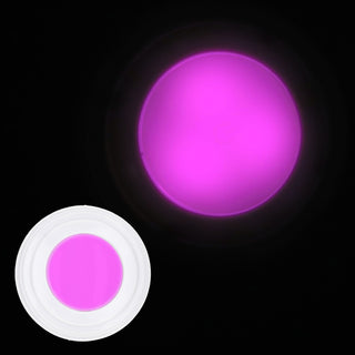 LED Leuchten 5er Set zum Kleben weiß RGB 12 Farben Ø7cm Kunststoff Touch-Schalter Fernbedienung Timerfunktion batteriebetrieben Nachtlicht