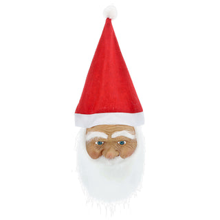 Latexmaske Santa Weihnachtsmann ca. 65cm unisex Latex Polyester Maske Verkleidung Vollgesichtsmaske Kostüm