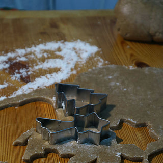 Keksausstecher Xmas 8er Set Edelstahl 7cm Komet Stern Engel Tannenbaum Schneemann Glocke Stock Weihnachten Ausstecher Ausstechform