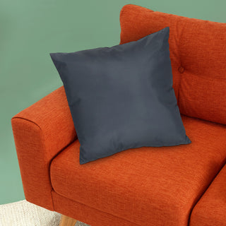 Outdoor Kissen grau 45x45x10cm Polyester 350g Füllung wasser- und schmutzabweisend Reißverschluss