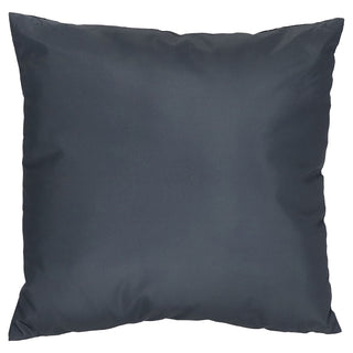 Outdoor Kissen grau 45x45x10cm Polyester 350g Füllung wasser- und schmutzabweisend Reißverschluss