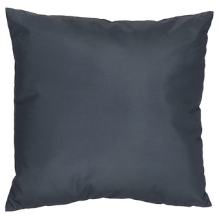 Outdoor Kissen grau 45x45x10cm Polyester 350g Füllung wasser- und schmutzabweisend Reißverschluss