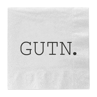 Servietten 'Gutn' 60er Set 33x33cm 3-lagig Papierserviette stoffähnlich Guten Appetit Tischdeko