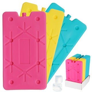 Kühlakkus 12er Set bunt sortiert 16x10x1cm / 25x14x1cm Kühlelemente wiederverwendbar Coolpacks Kühltasche Kühlbox Kühlpack