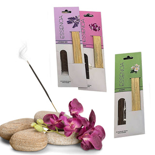 Räucherstäbchen 12er Set á 30 Stück 12x Halter L20cm Jasmin Lavendel Orchidee Duftstäbchen Duftstab Räucherstab