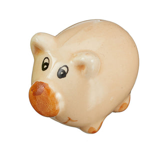 Glücksschwein Display 24 Stück 5,5x3cm Polyresin Karton Glücksbringer Wunscherfüller Wegbegleiter Geschenktüte Schwein