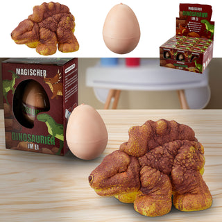 Magische Eidechse im Ei 12 Stück im Display 7,5x10,5x5cm Kunststoff 4 Motive schlüpfende Eidechsen magisch Spielfigur