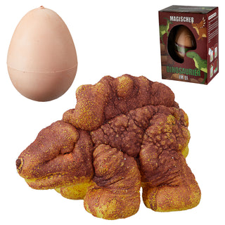 Magischer Dino im Ei 12 Stück im Display 7,5x10,5x5cm Kunststoff 6 Motive schlüpfende Dinos magisch Spielfigur