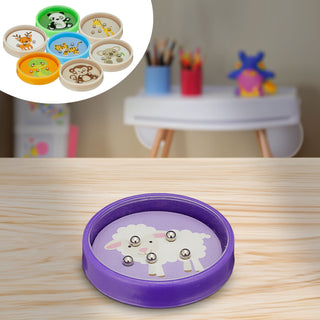 Geduldsspiel Tiermotive 24 Stück Display 5,5x1cm Kunststoff 8 Design lustig Kugelspiel Geschicklichkeitsspiel