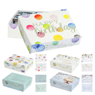 Geschenkbox mit Musik versch. Motive 9,5x7x3,5cm weiß bunt Karton Schachtel Stülpdeckel Briefumschlag Musik-Geschenkbox