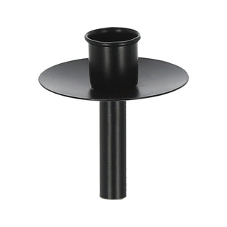 Stabkerzenhalter Flascheneinsatz 4er Set Metall schwarz 7x8cm Kerzenständer Stabkerzen Flaschenkerzenhalter