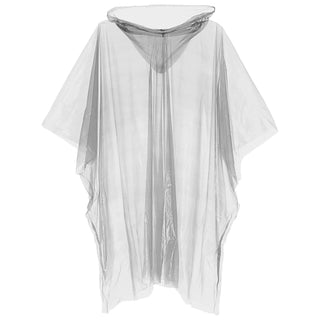 Regenponcho Mantel mit Knöpfen transparent 100x120x0,5cm Regenmantel Regencape Regenschutz
