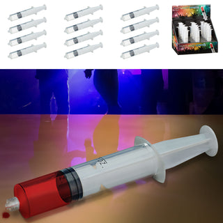 Shot Spritze 12er Set 30 ml Kunststoff transparent 4,5x14x2,5cm Partyshooter Trinkspiel Partyspiel