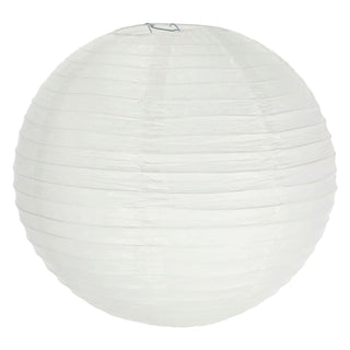6/12xPapierlampion 12er Set Papier 6xØ:30/35cm / 12xØ:25cm weiß Laterne Lampion Ballon Gartendeko Party Papierlaterne Papierlampenschirm