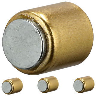 Stabkerzenhalter 'GoldMagnet' magnetisch Metall gold rund Ø25x3cm 4 Kerzenhalter Kerzentablett Tablett Stabkerzen