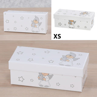 Boxenset 6er Set Schutzengel 6 Größen rechteckig Papier 900gsm Schachteln Boxen Geschenkboxen Aufbewahrungsboxen