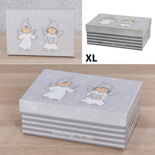 Boxenset 6er Set Schutzengel 6 Größen rechteckig Papier 900gsm Schachteln Boxen Geschenkboxen Aufbewahrungsboxen