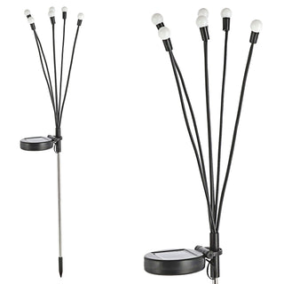 LED Solar Gartenstecker Firefly 3er Set H67cm 6 LEDs bunt Edelstahl Kunststoff On-/Off-Schalter Solarleuchte