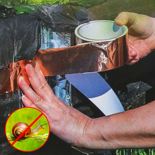 Schneckenschutzband 3er Set Kupferband 3x400cm Kupfer Schneckenbarriere Abschirmband Klebeband Abwehrband