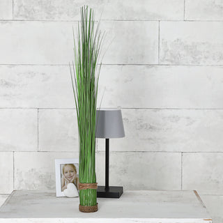 Kunstblume Grasbündel 2er Set 5x62cm Kunststoff Kordel Kunstgras Kunstpflanze Ziergras Deko-Gras