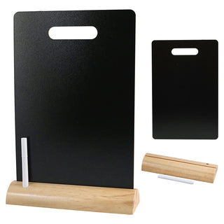Kreidetafel Aufsteller 20x30x6cm Kiefernholz MDF Kreidestift Memotafel Schreibtafel Tischaufsteller Tafel