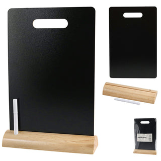 Kreidetafel Aufsteller 20x30x6cm Kiefernholz MDF Kreidestift Memotafel Schreibtafel Tischaufsteller Tafel