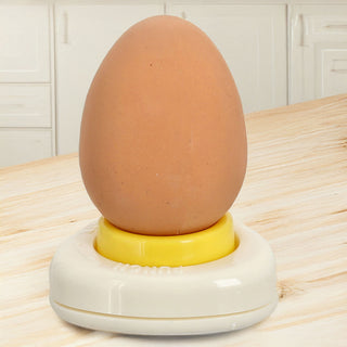 Eierspiekser Motiv Spiegelei Kunststoff weiß gelb 5,5x3x5,5cm Eierstecher Eieranstecher Eierdorn Eierpicker