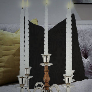 Stabkerze 'Twisted' 24er Set Farbwahl H20cm Paraffin Kerze gedreht Dekokerze Wachskerze Spiratkerze