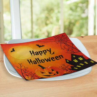 Servietten 80er Set Halloween 2 Motive 3lagige Papierserviette 33x33cm stoffähnlich Tuch Partyzubehör