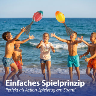 Wurfrakete mit Heuler 2er Set rot gelb H28cm Kunststoff Outdoor-Spielzeug Freizeitspaß Rakete mit Pfeifgeräusch Rakete