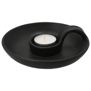 Teelichthalter Aschenbecher Porzellan weiß Ø15,5x5cm Kerzenständer Teelicht Kerze Ascher Raucherzubehör Tischdekoration