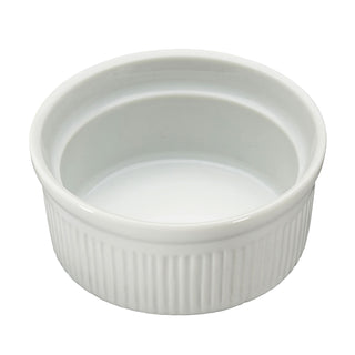 Servierschale rund 6er Set weiß 7,9x3,5x7,9cm New Bone China Schale Schüssel Auflaufform Tischgeschirr Snackschale