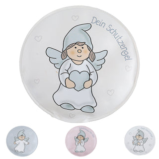 Taschenwärmer 4er Set Schutzengel 4 Motive 9x9cm Taschenheizkissen Wärmer Handwärmer Gelkissen wiederverwendbar