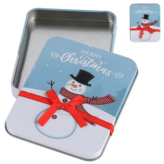 8/24x Geschenkdosen 8er Set 4 Weihnachtsmotive Metall 11,5x9x1,5cm bunt rechteckig Dose Verpackung Geschenkbox