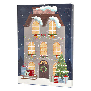 Adventskalender Edelsteine Papier Minerale Polyester 13x26x3cm 22 Edelsteine 1 Schlüsselanhänger 1 Armband Adventsbox Kristalle Steine