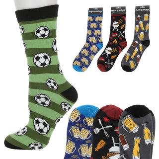 Herrensocken Bier 4er Pack onesize 42-46 bunt Polyester Baumwolle Elasthan 4 Motive Strümpfe Socken Herrenstrümpfe