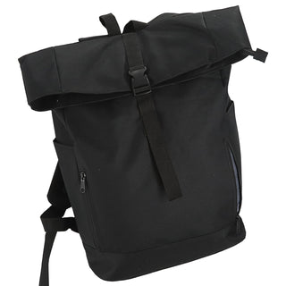 Falt Rucksack Urban 30l Blau/Oliv/Grau/Schwarz 40x57x15cm 600D Polyester Reißverschlusstaschen Eingriffstaschen wasserabweisend Rolltop