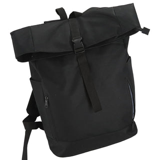 Falt Rucksack Urban 30l Blau/Oliv/Grau/Schwarz 40x57x15cm 600D Polyester Reißverschlusstaschen Eingriffstaschen wasserabweisend Rolltop