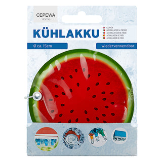 Kühlakku Früchte 6er Set 15x1cm Kühlelemente wiederverwendbar Orange Kiwi Melone Coolpacks Kühltasche Kühlpack