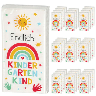 Taschentücher 'Kindergarten' 36x10er Pack Display 5x11x2cm Papier 3lagig Papiertaschentücher Tempo