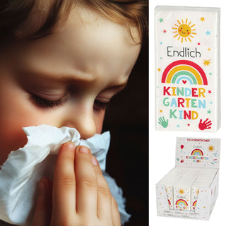 Taschentücher 'Kindergarten' 36x10er Pack Display 5x11x2cm Papier 3lagig Papiertaschentücher Tempo