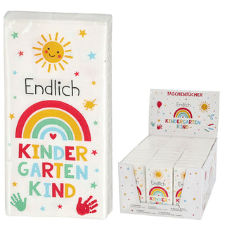 Taschentücher 'Kindergarten' 36x10er Pack Display 5x11x2cm Papier 3lagig Papiertaschentücher Tempo