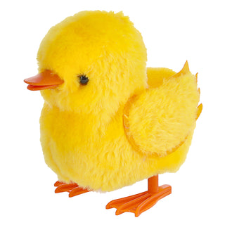 Laufende Ente 'Nelly' mit Sound 13,5x16cm gelb orange Polyester Kunststoff batteriebetrieben Geschenkidee Kuscheltier interaktiv Geräusche
